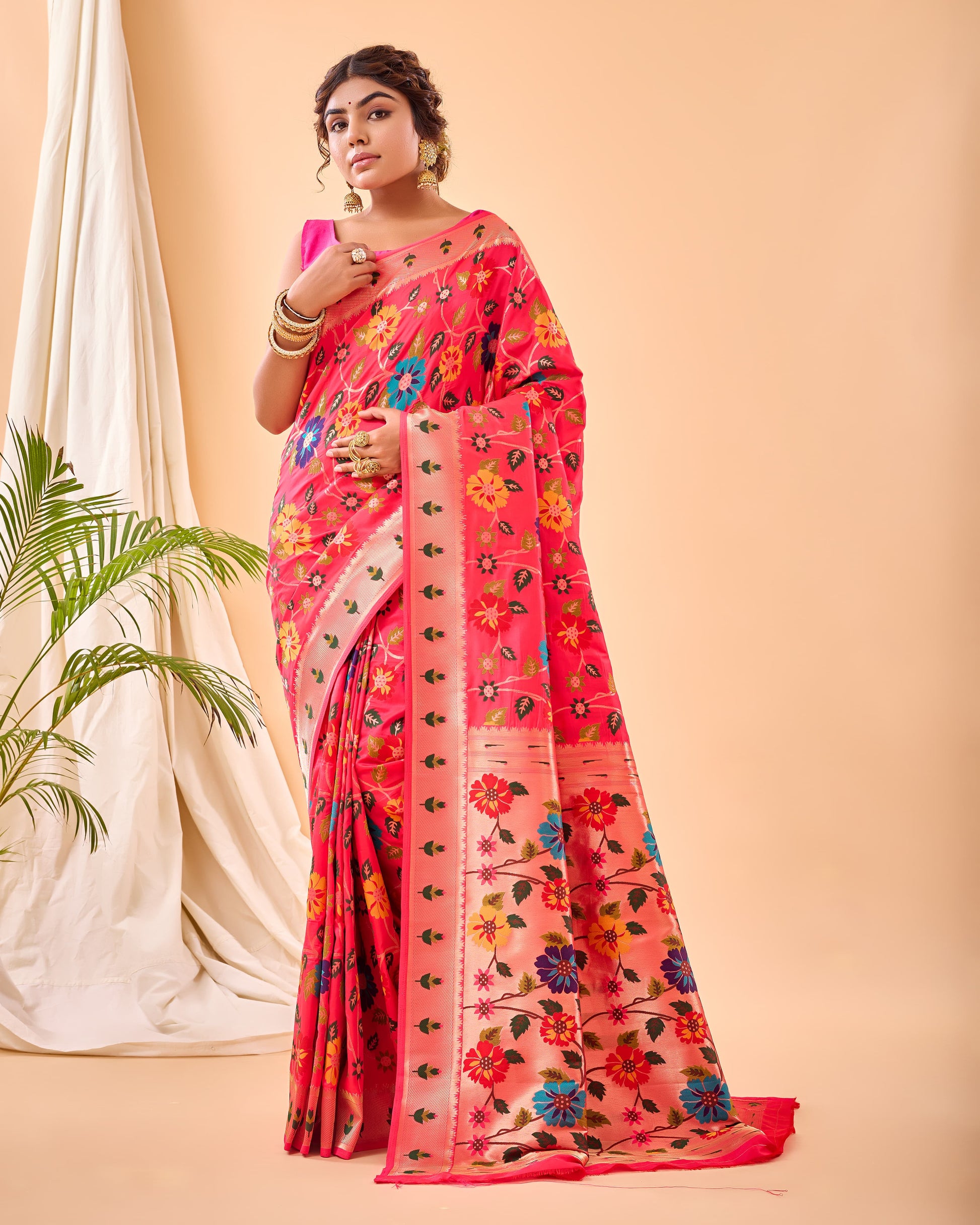 Paithani Weaving Silk Saree