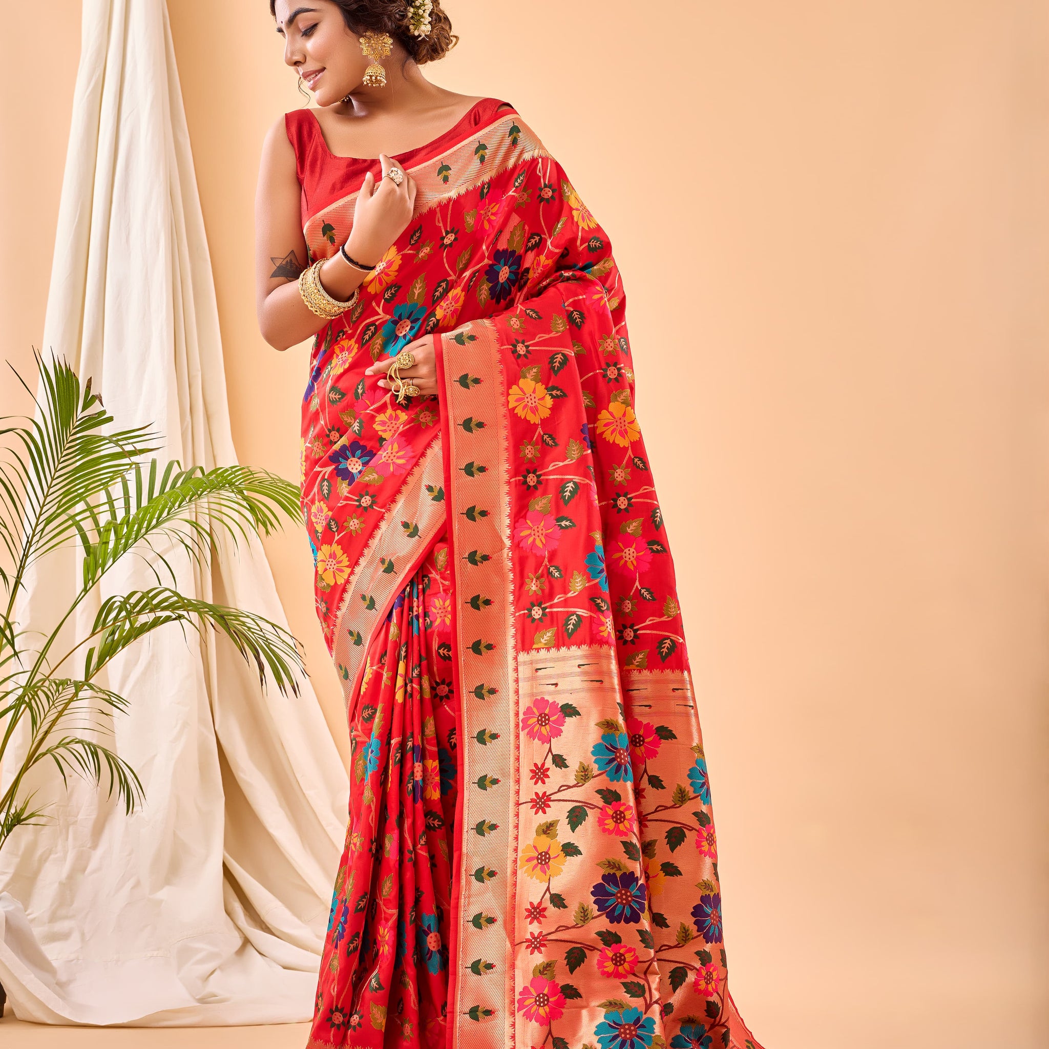 Paithani Weaving Silk Saree