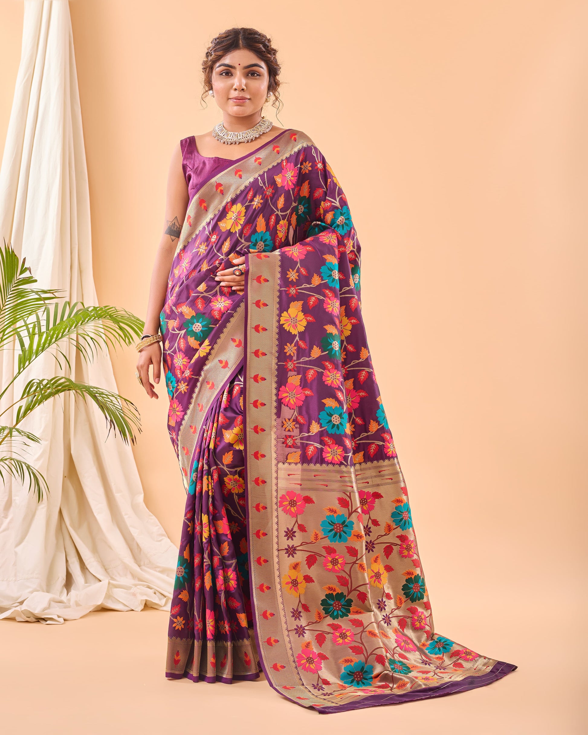 Paithani Weaving Silk Saree