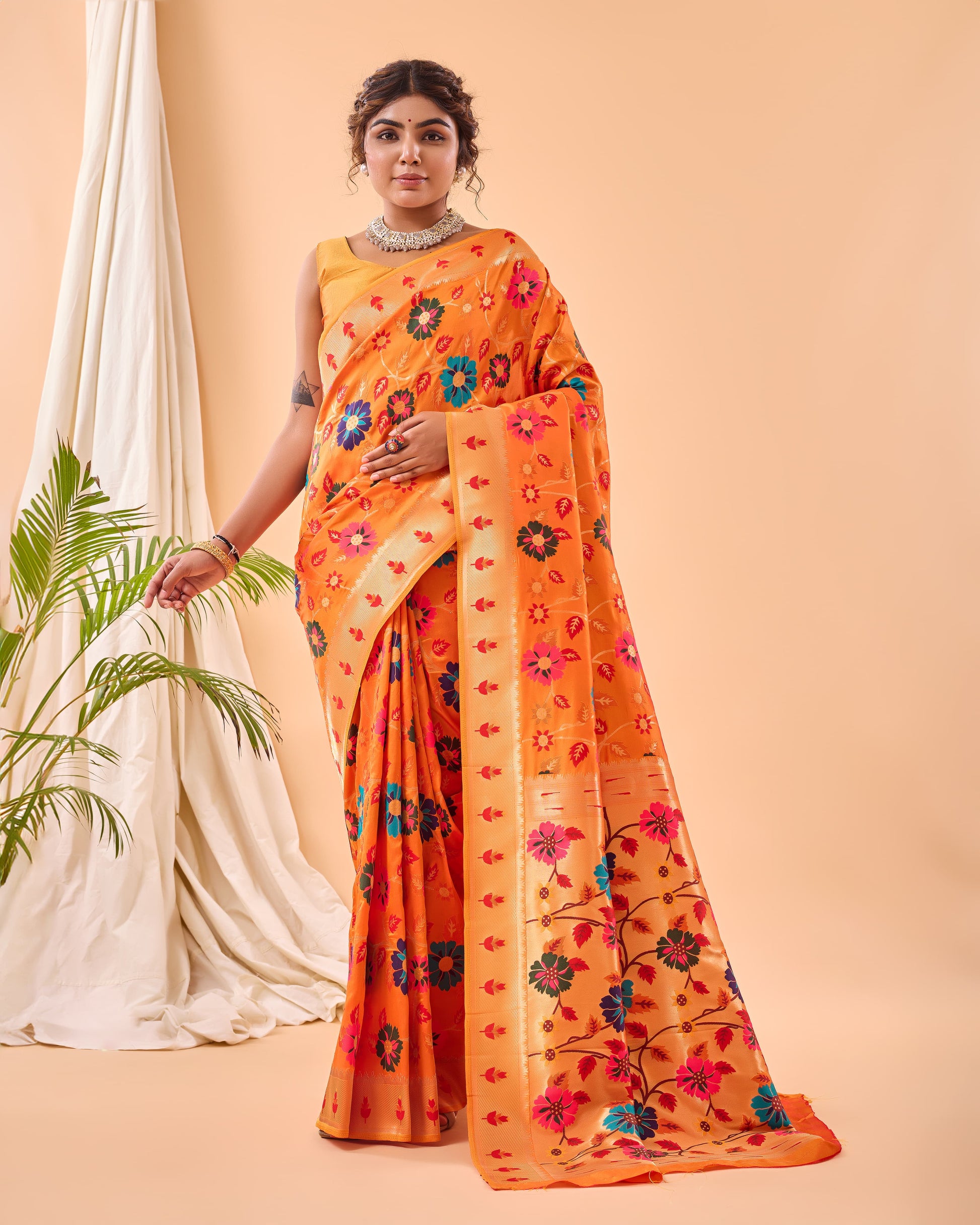 Paithani Weaving Silk Saree