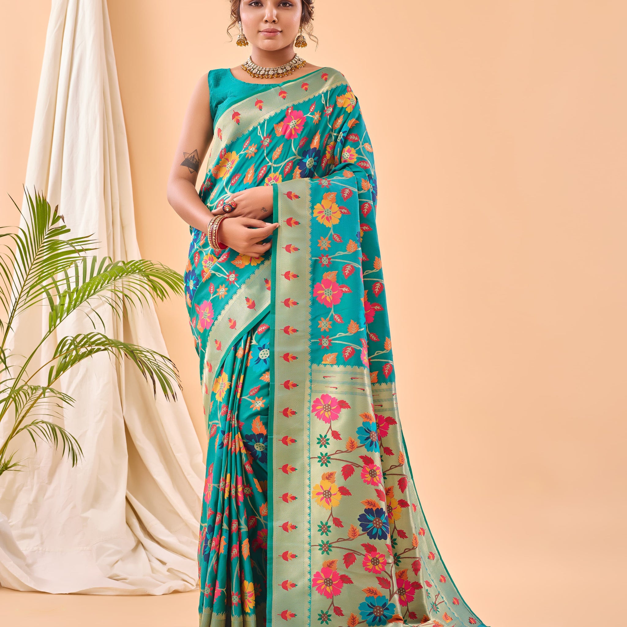 Paithani Weaving Silk Saree