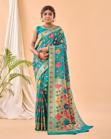 Paithani Weaving Silk Saree