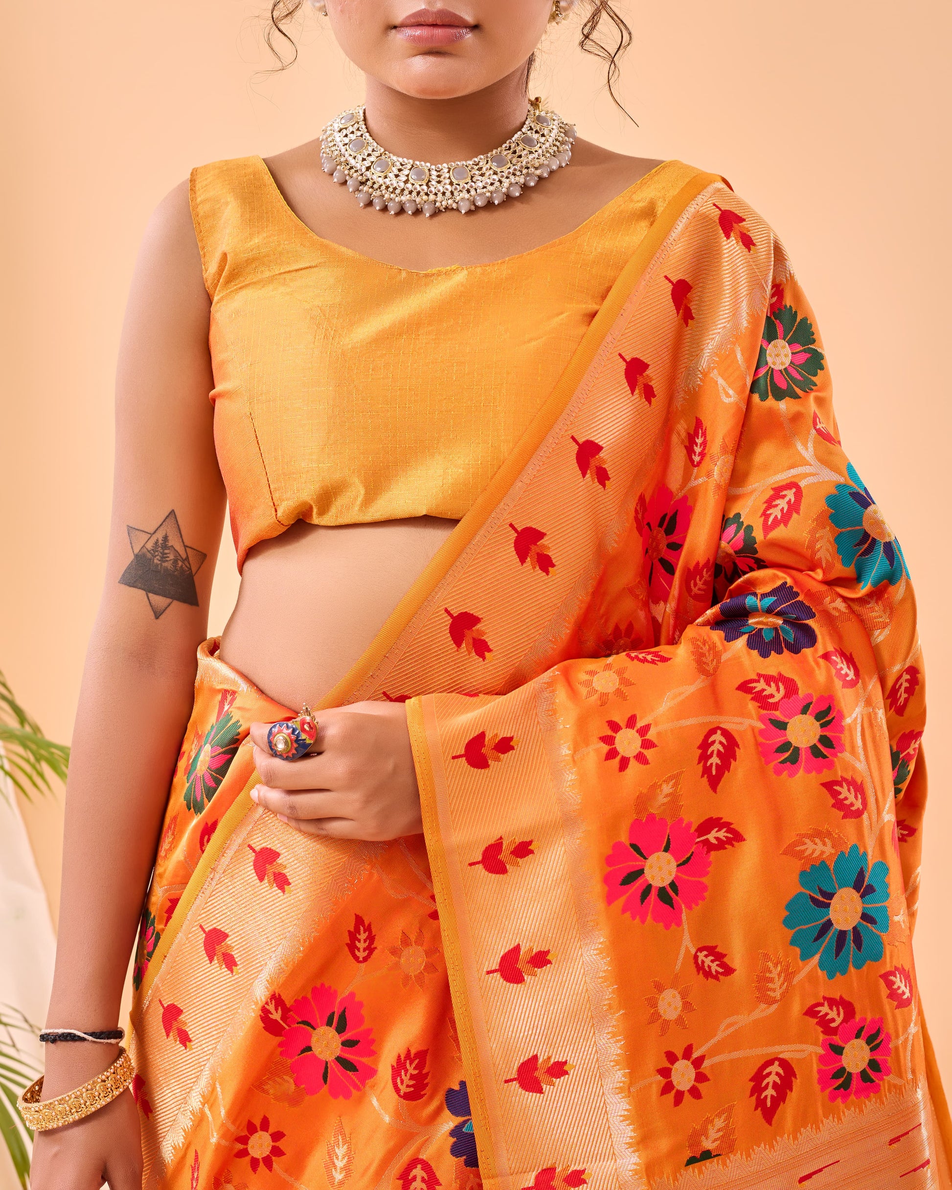 Paithani Weaving Silk Saree