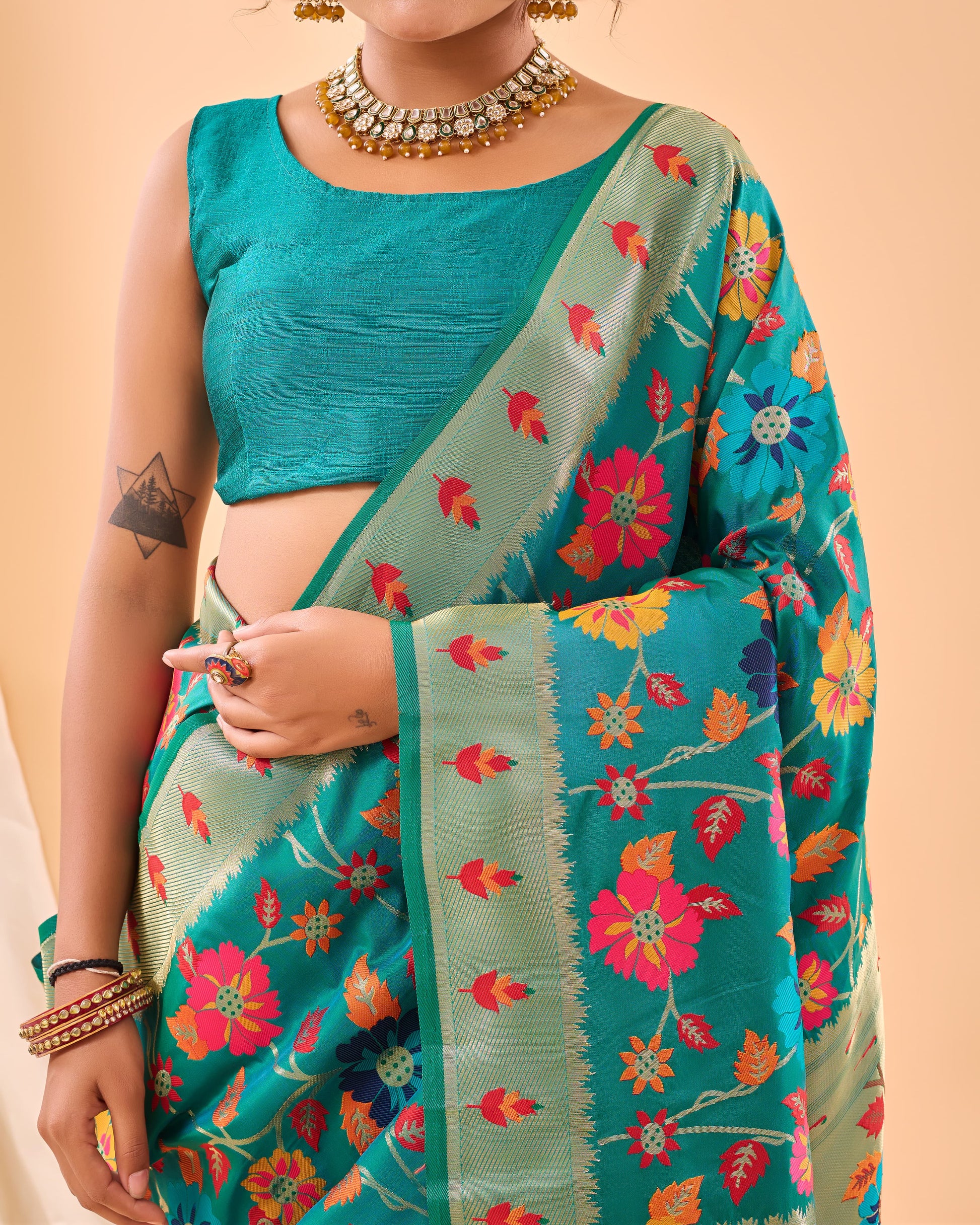 Paithani Weaving Silk Saree