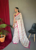 Cotton With Katha Prints Saree