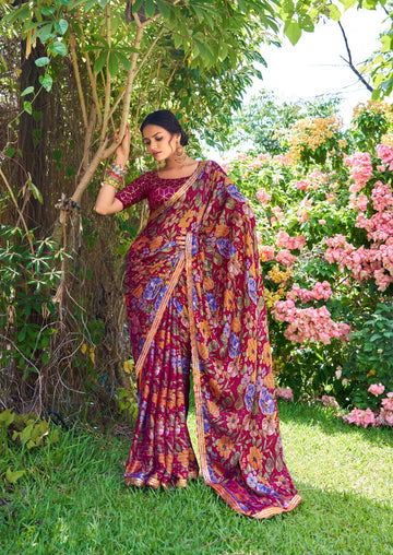 Chiffon Saree