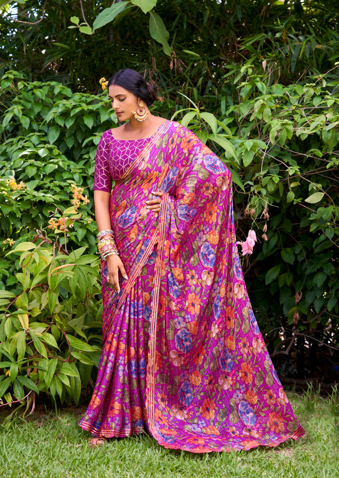 Chiffon Saree