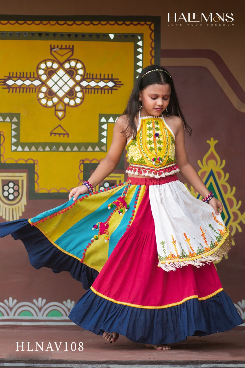 Kid's Garba Lehenga Choli