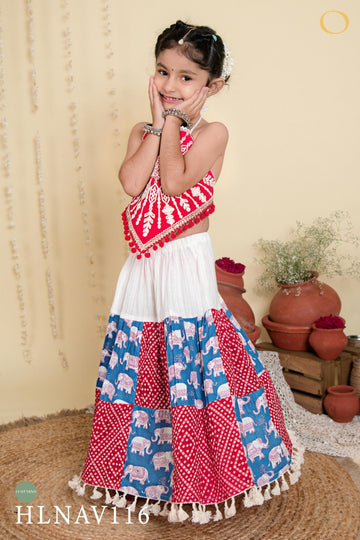 Kid's Garba Lehenga Choli