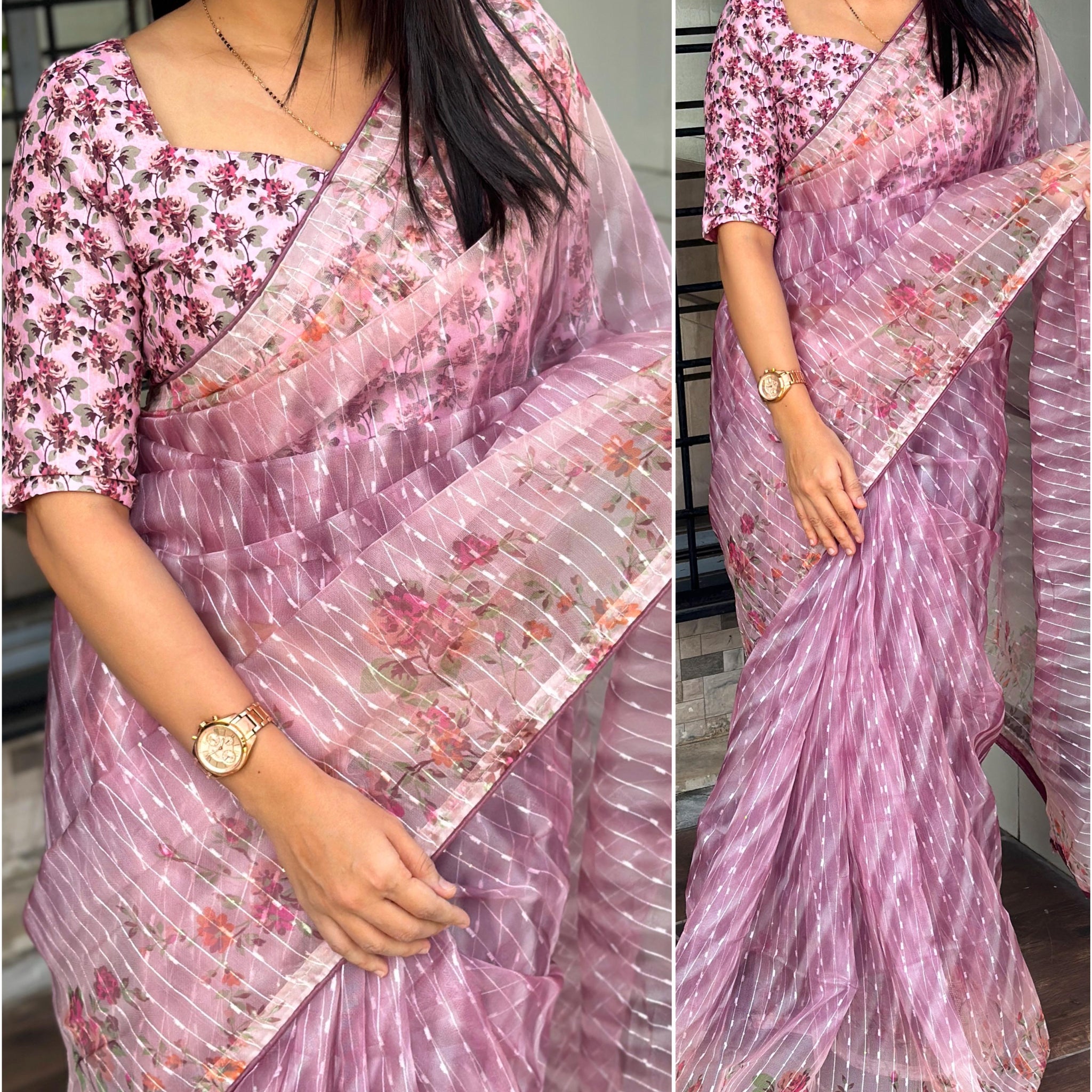 Organza Saree