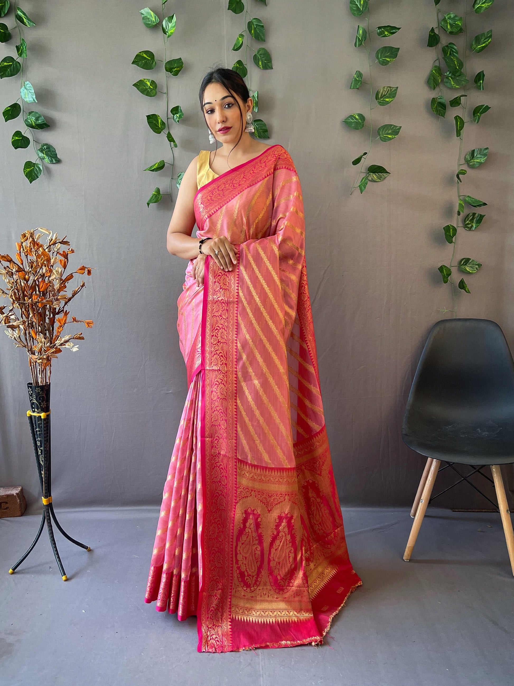 Organza Saree