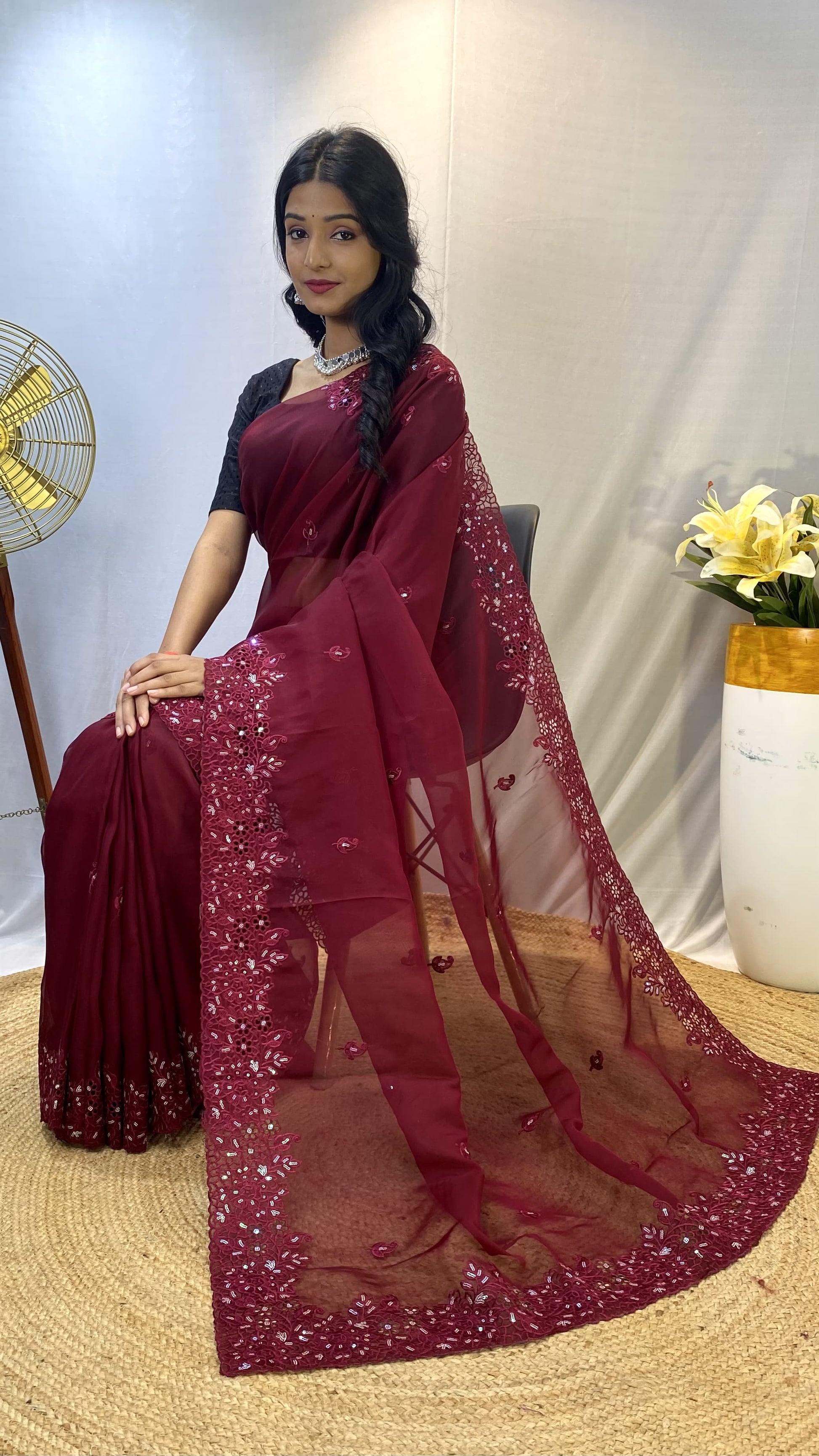 Organza Saree