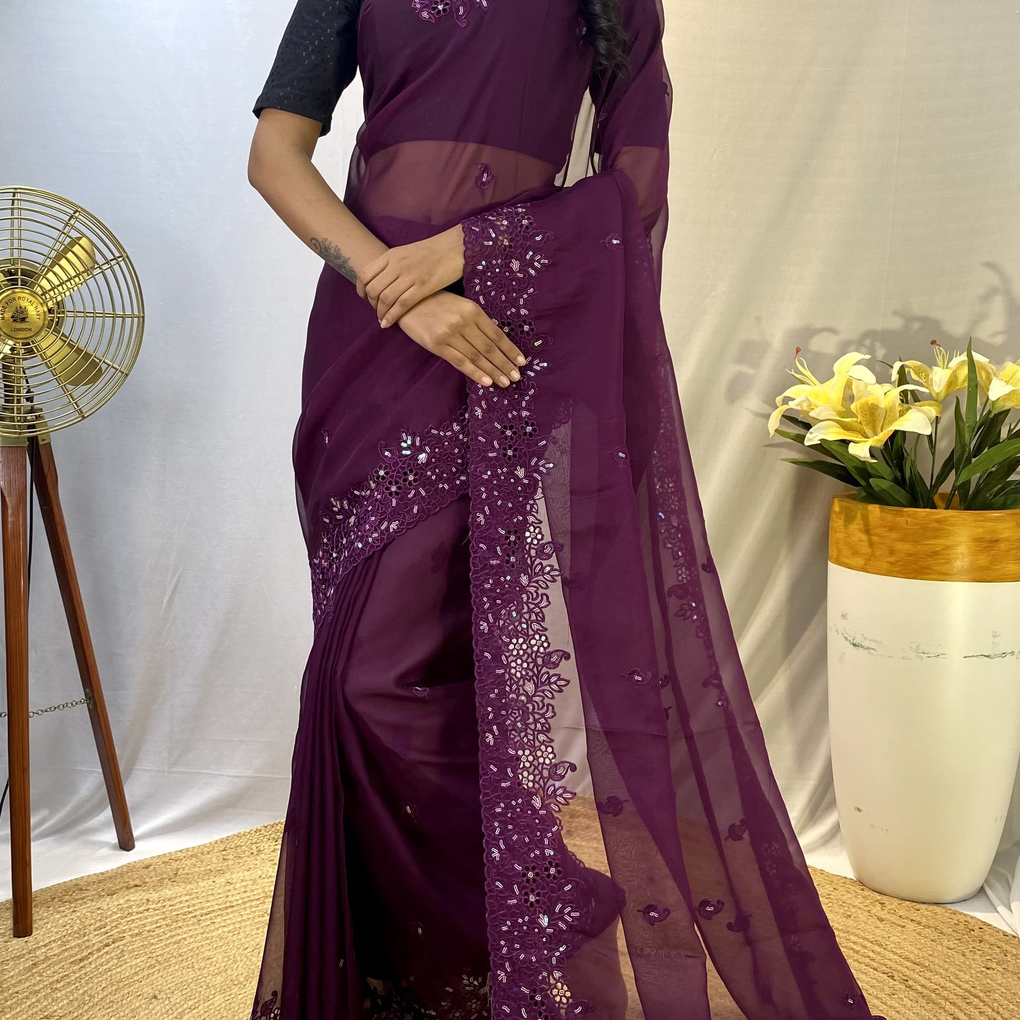 Organza Saree