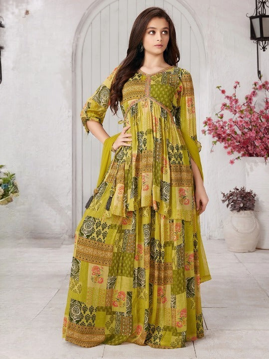 Kid's Sharara Salwar Suit