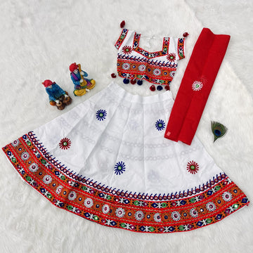 Navratri Traditional Special Kid's Garba Lehenga Choli