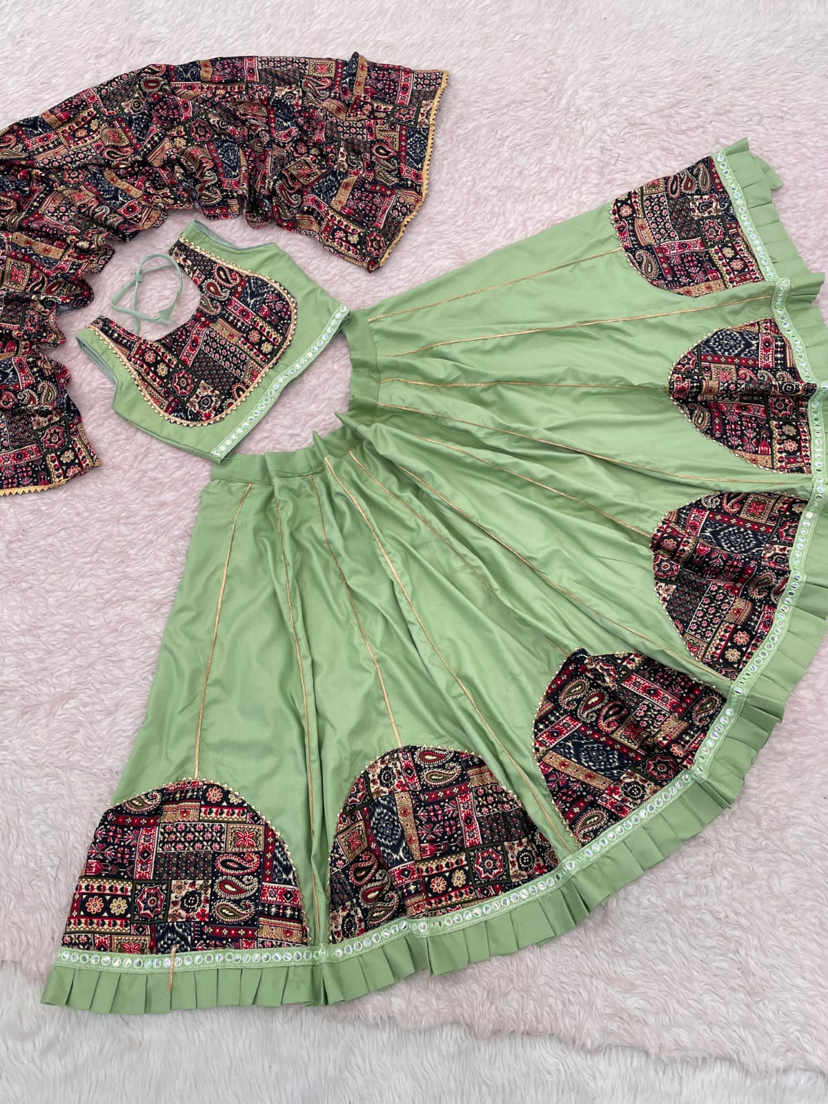 Kid's Garba Lehenga Choli