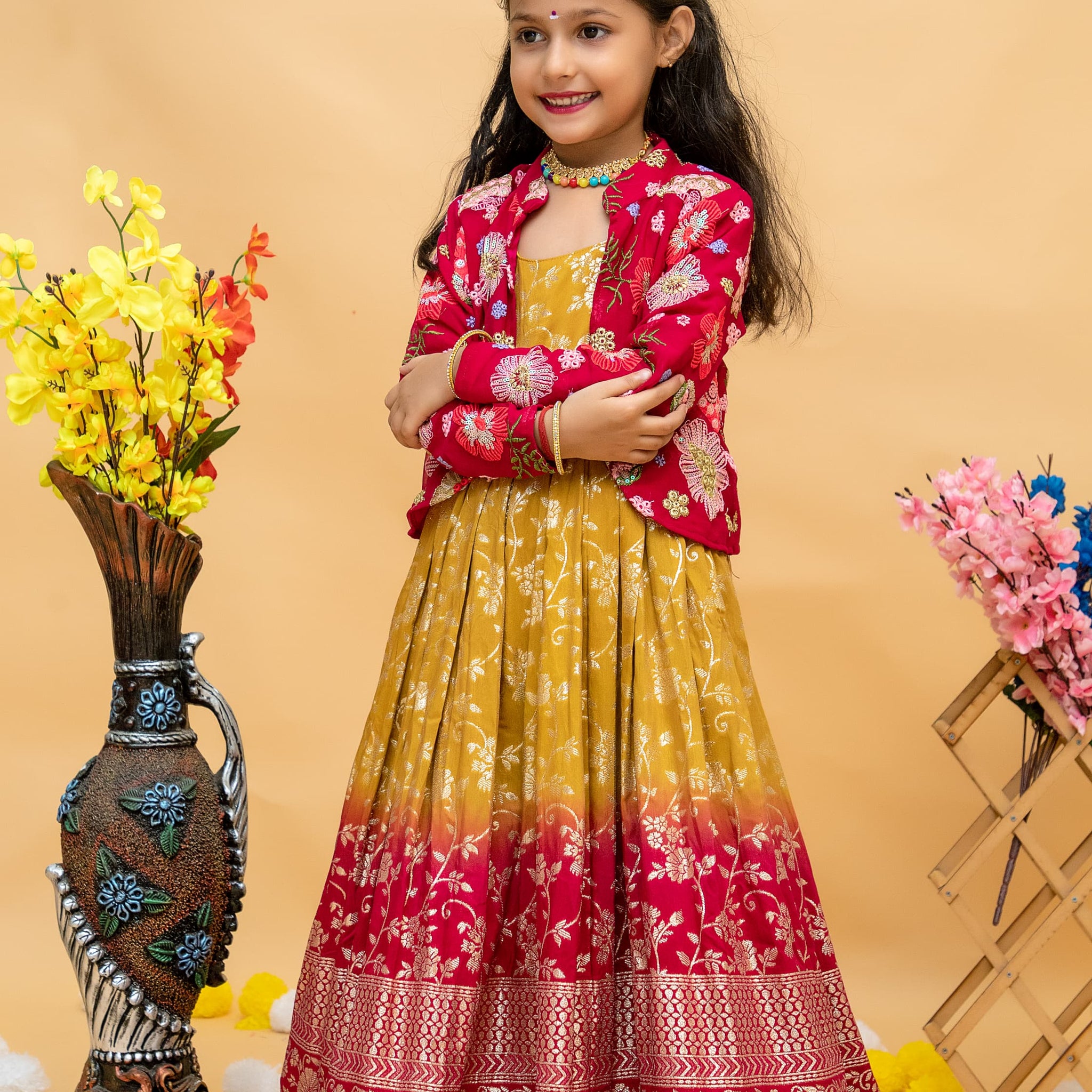 Kid's Georgette Lehenga Choli