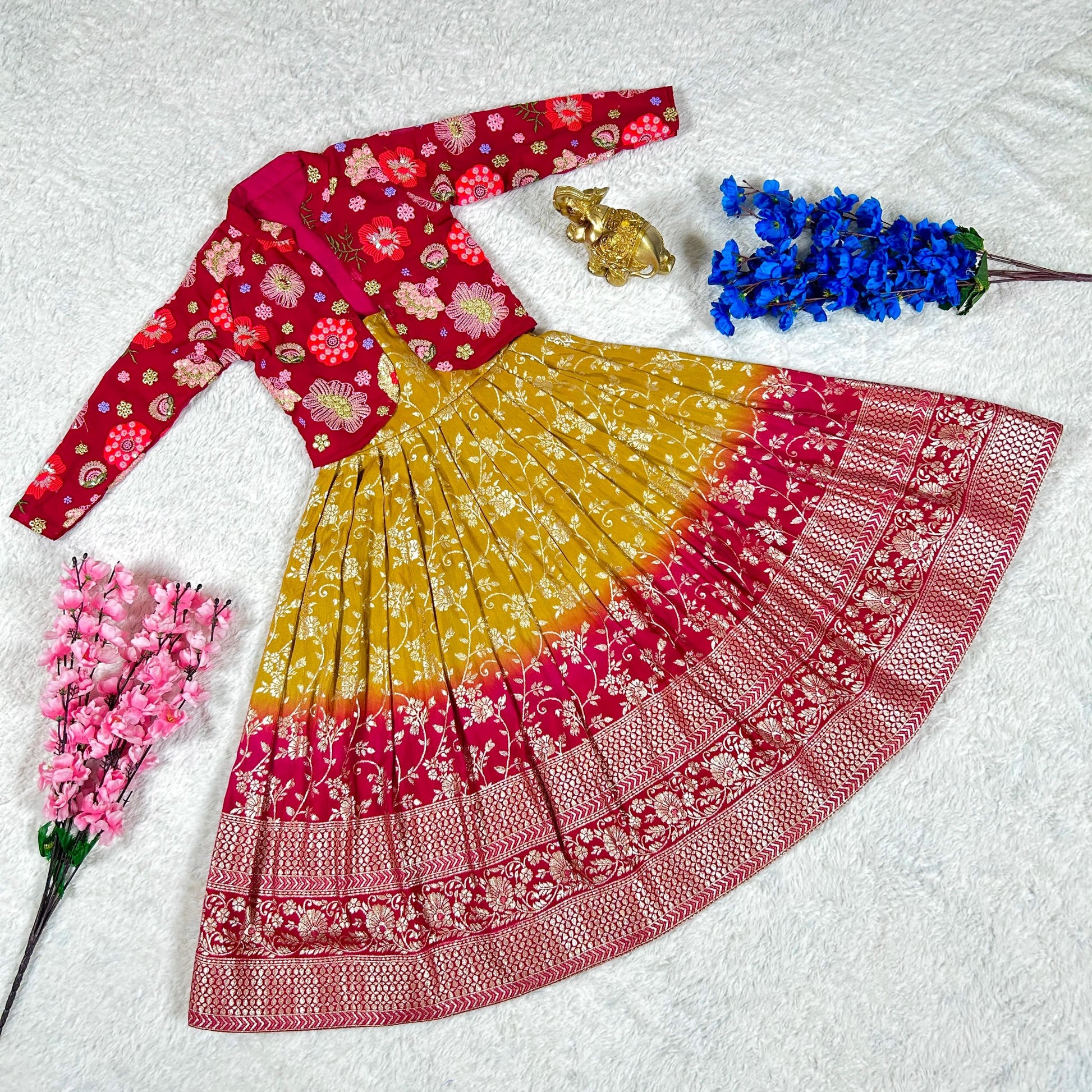 Kid's Georgette Lehenga Choli