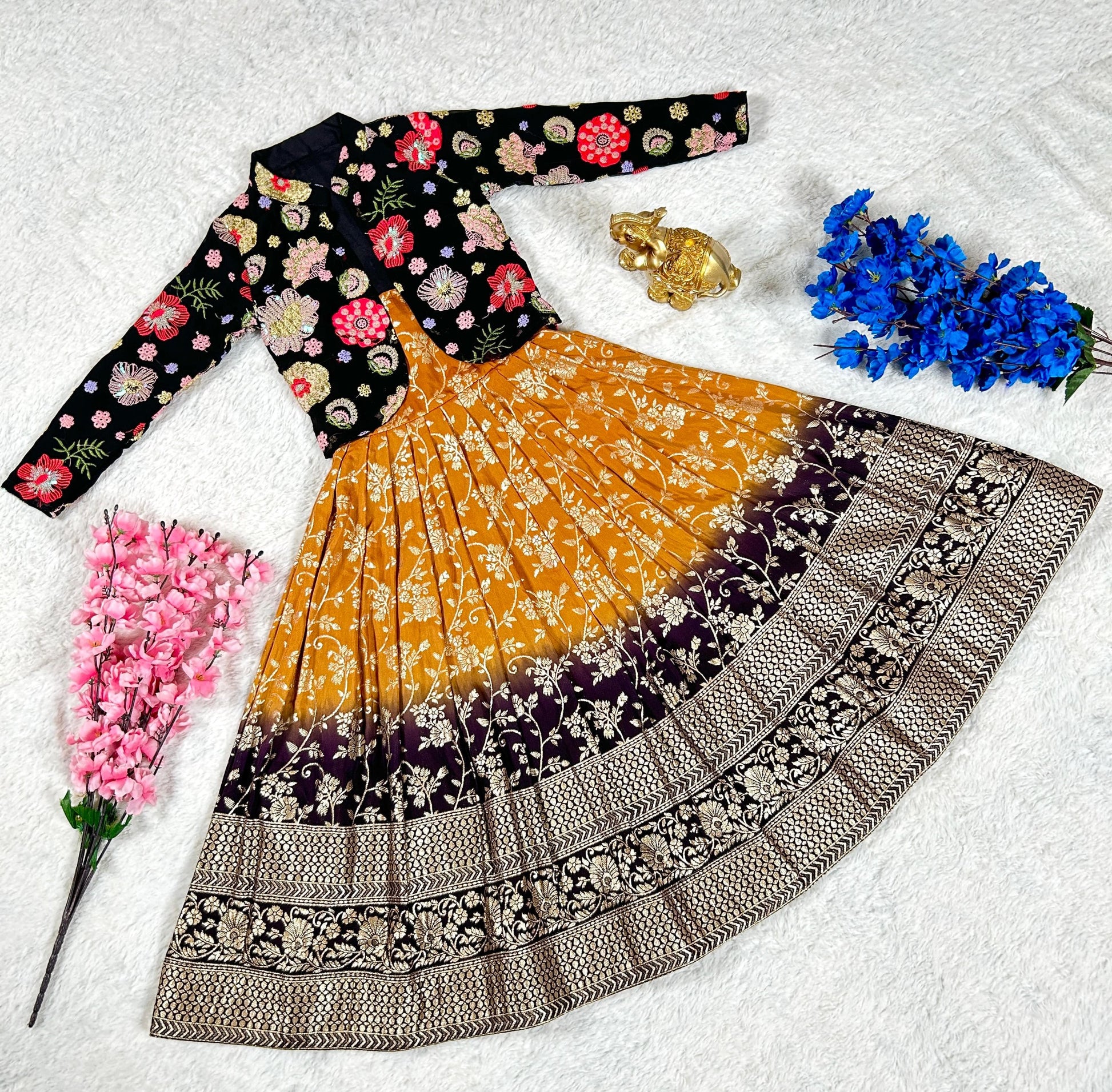 Kid's Georgette Lehenga Choli