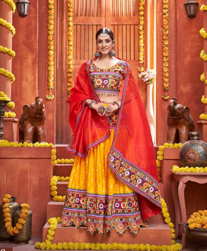 Navratri Tradition Designer Garba Vibes Lehenga Choli