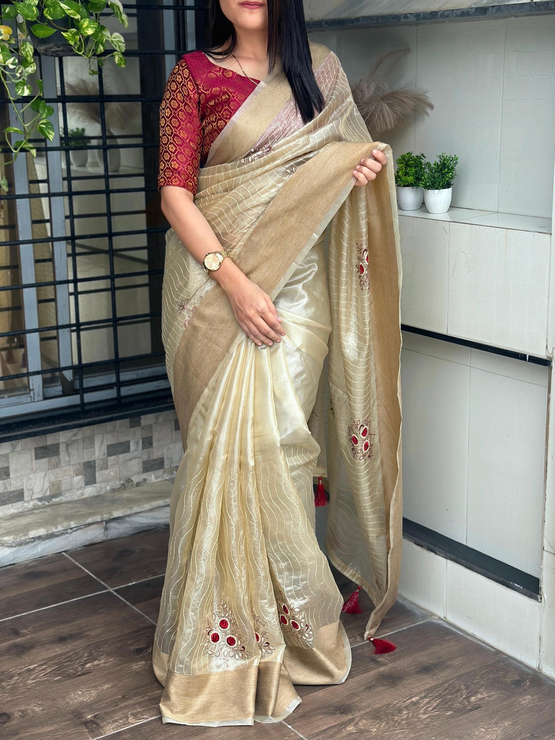 Organza Saree