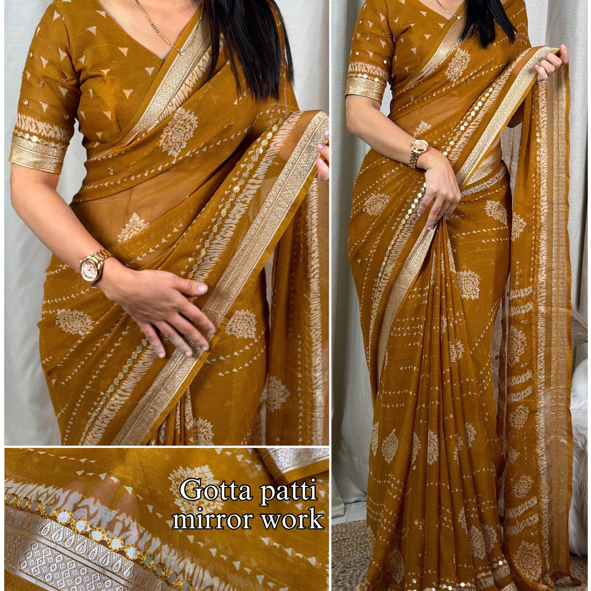 Georgette Saree