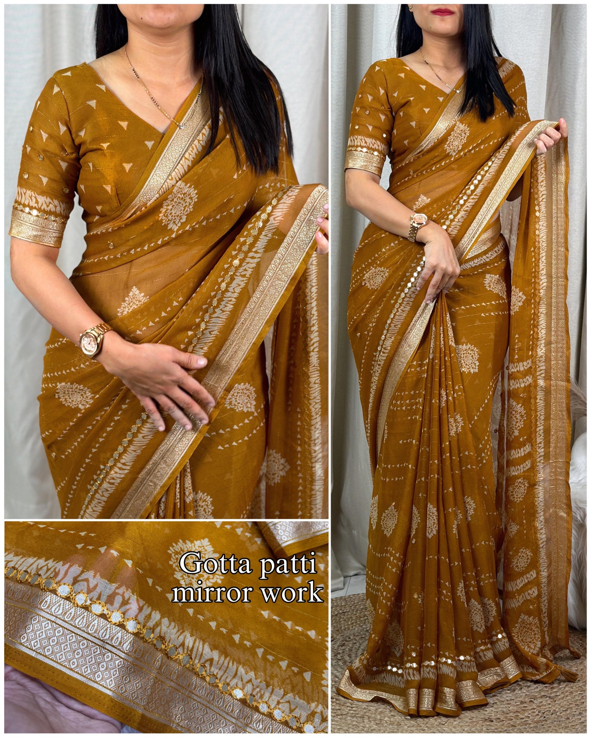 Georgette Saree