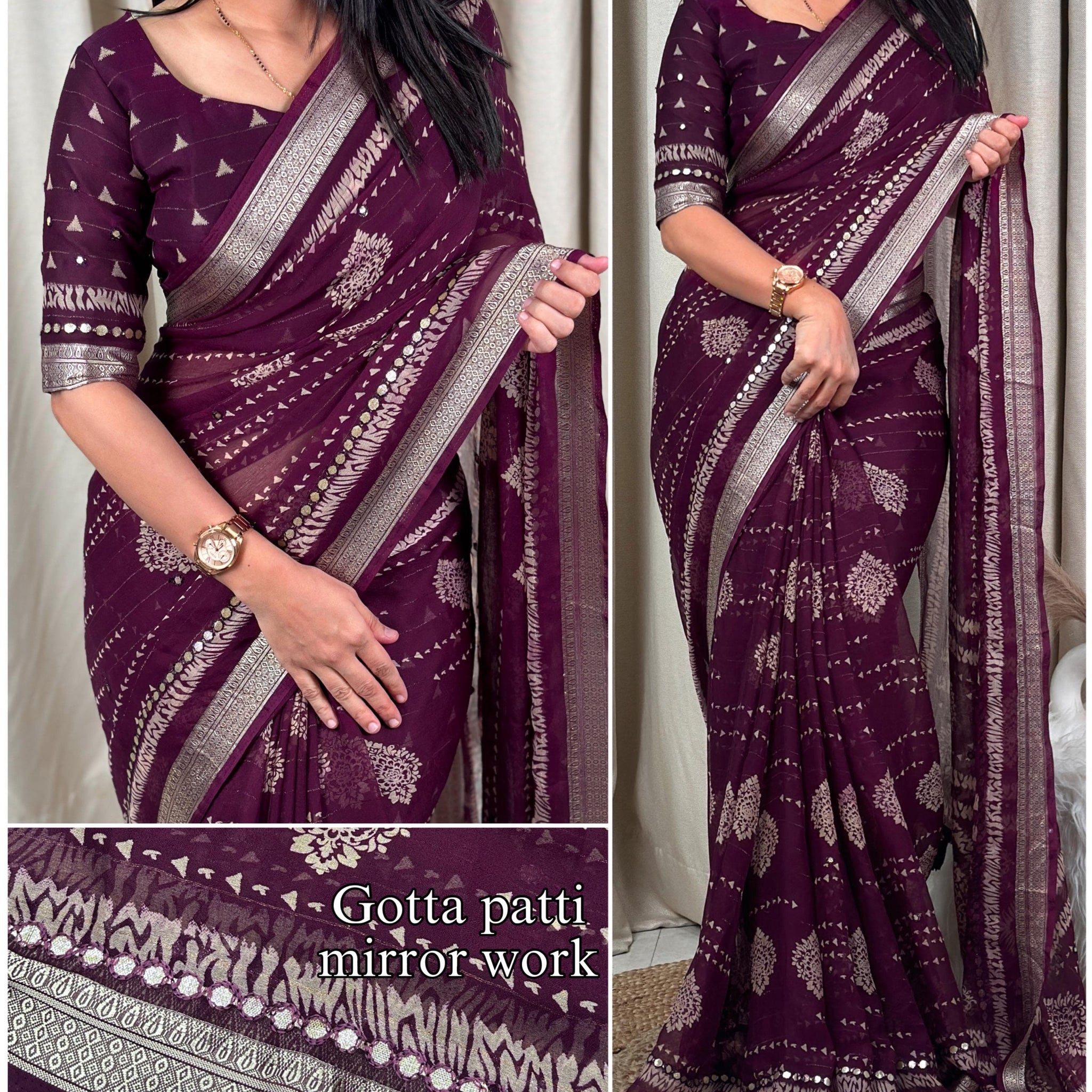 Georgette Saree