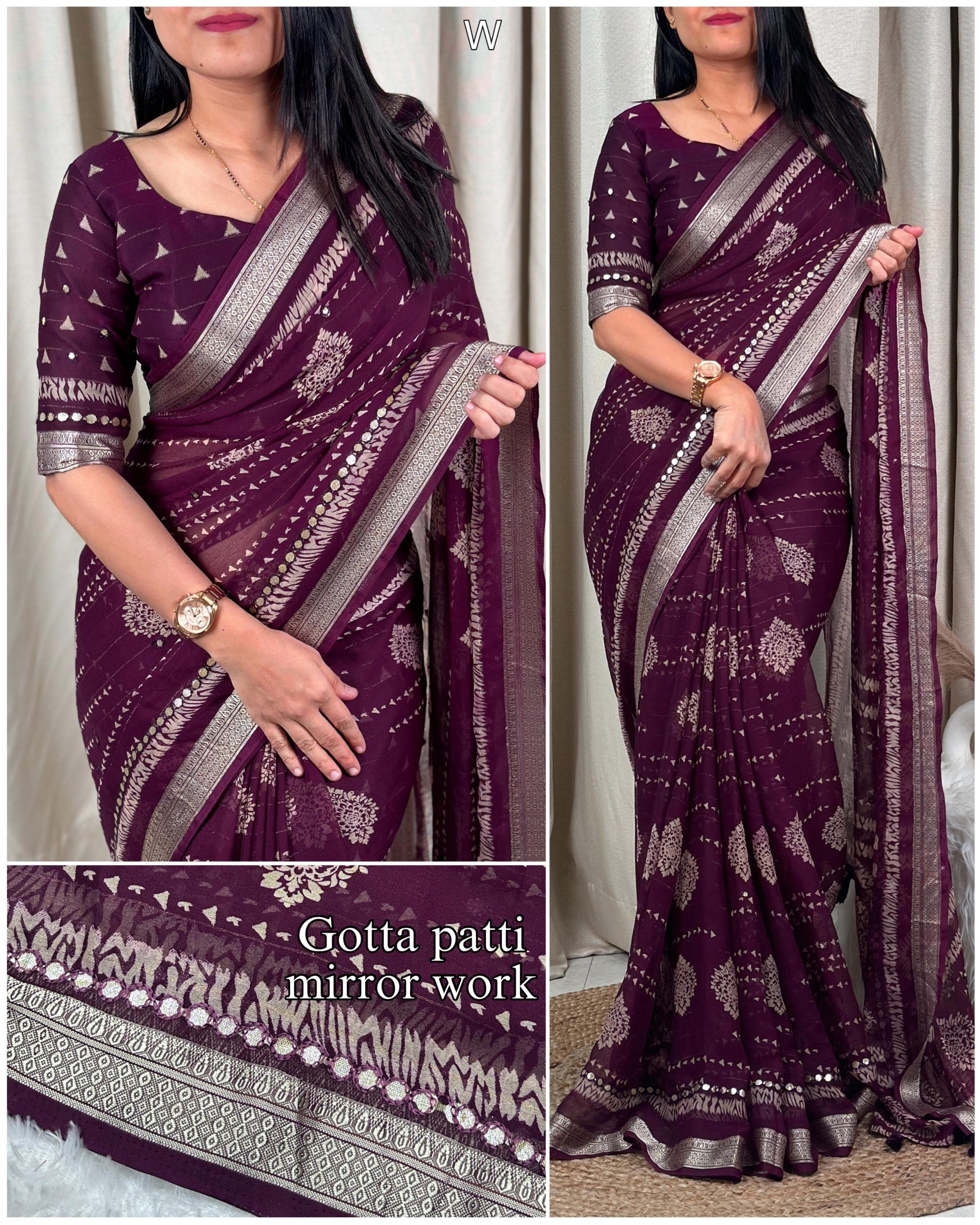 Georgette Saree