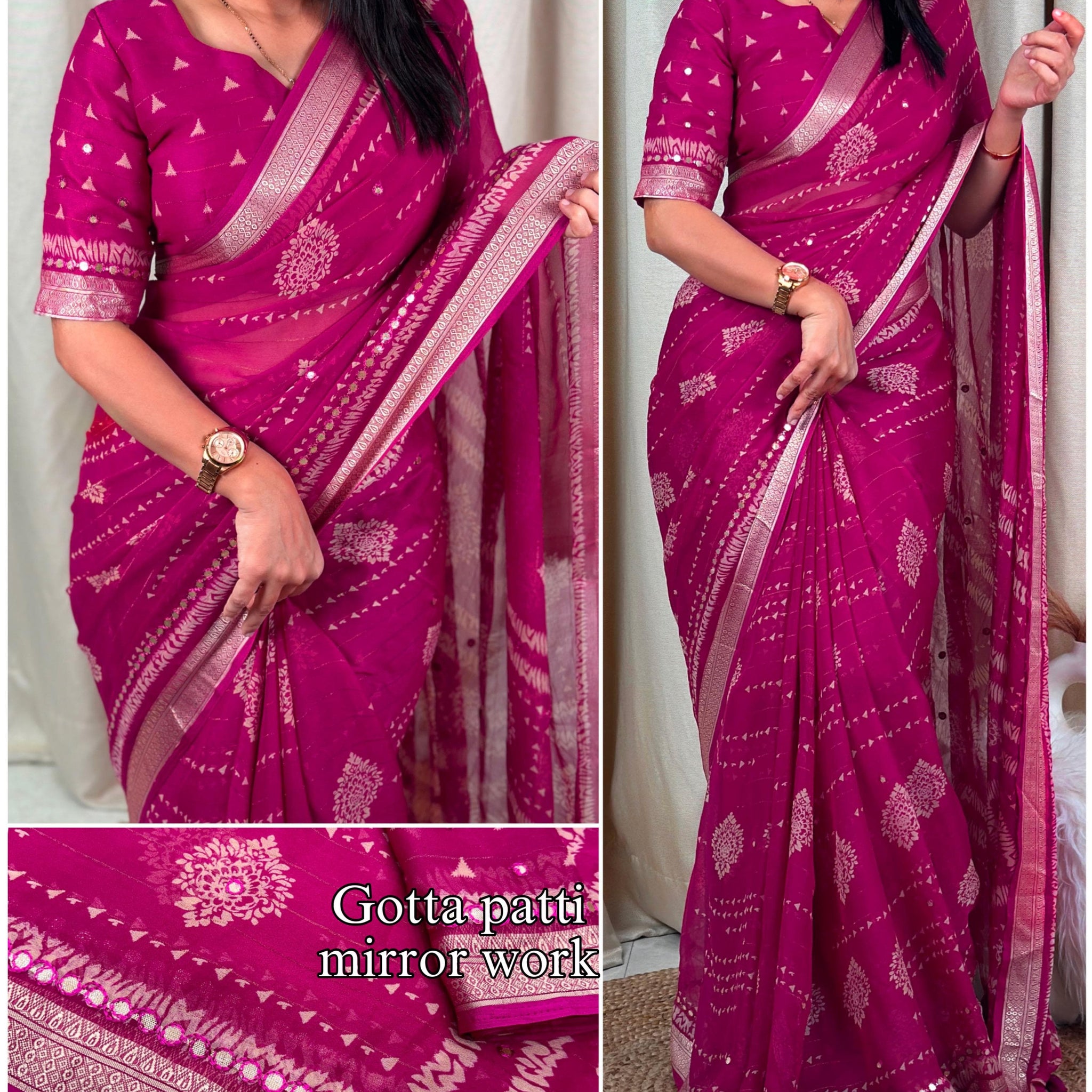 Georgette Saree