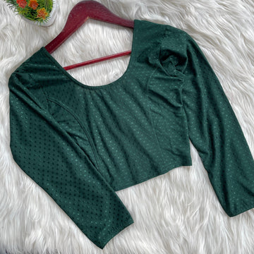 Long Sleeve Stretchable Blouse