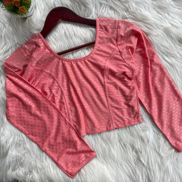 Long Sleeve Stretchable Blouse