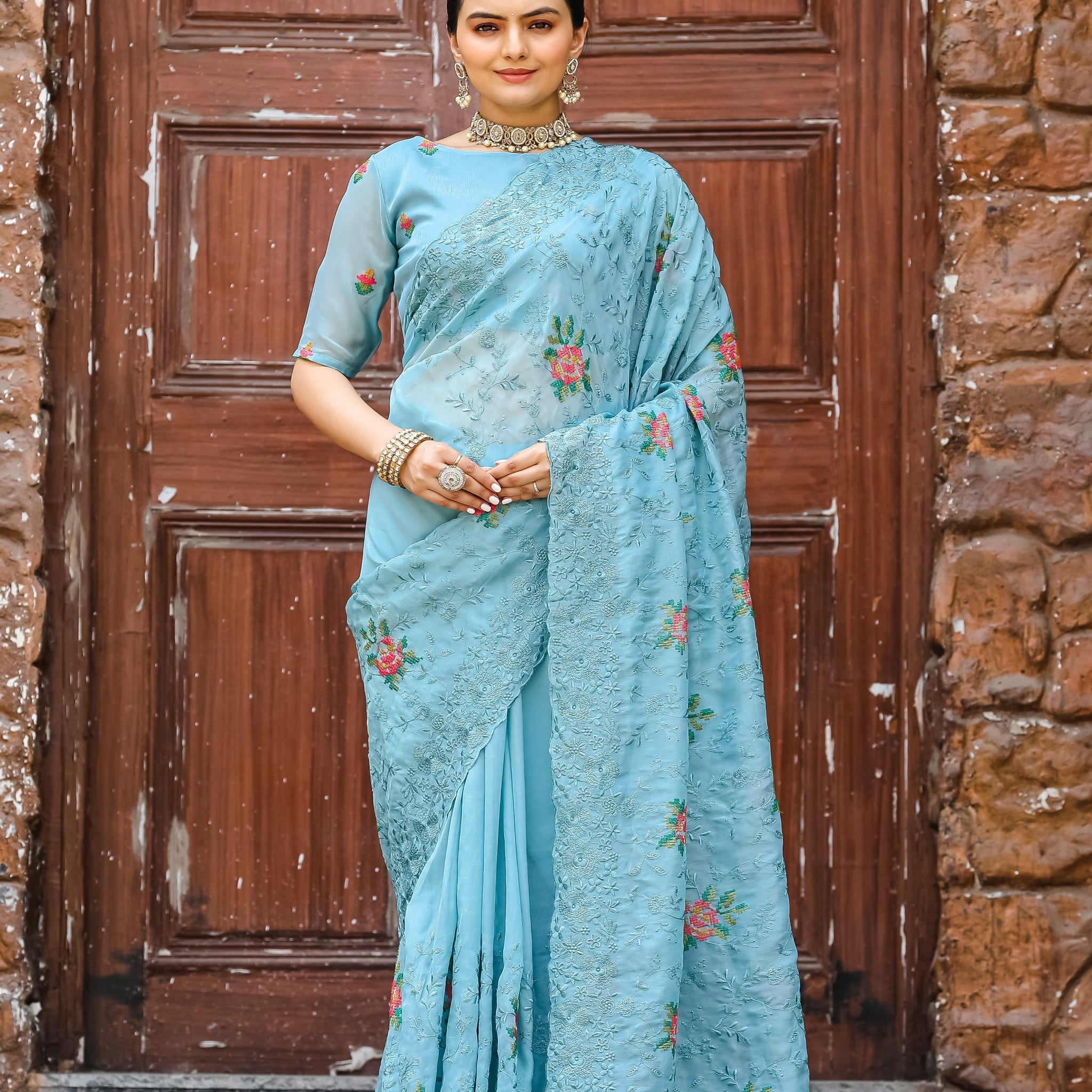 Chiffon Saree