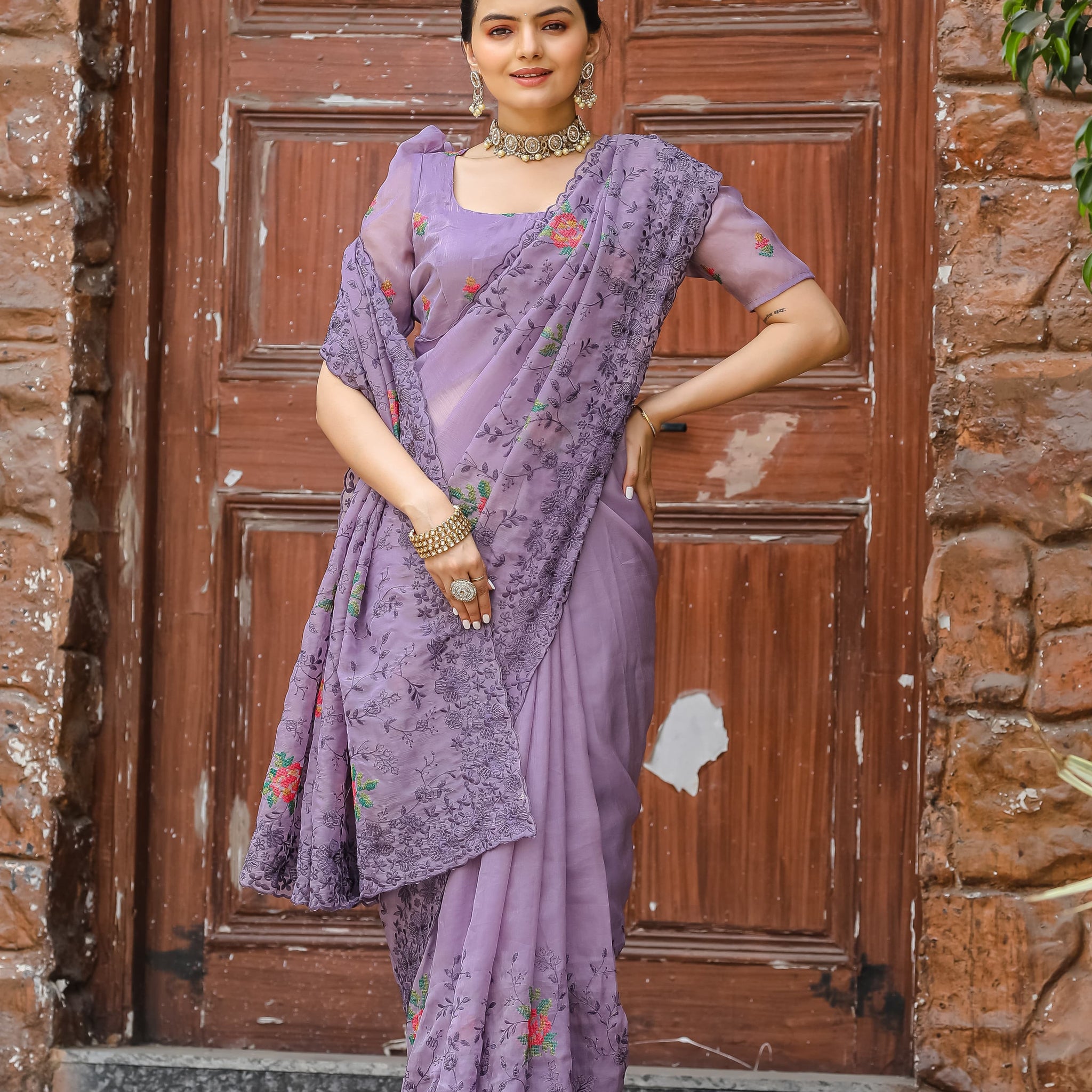 Chiffon Saree