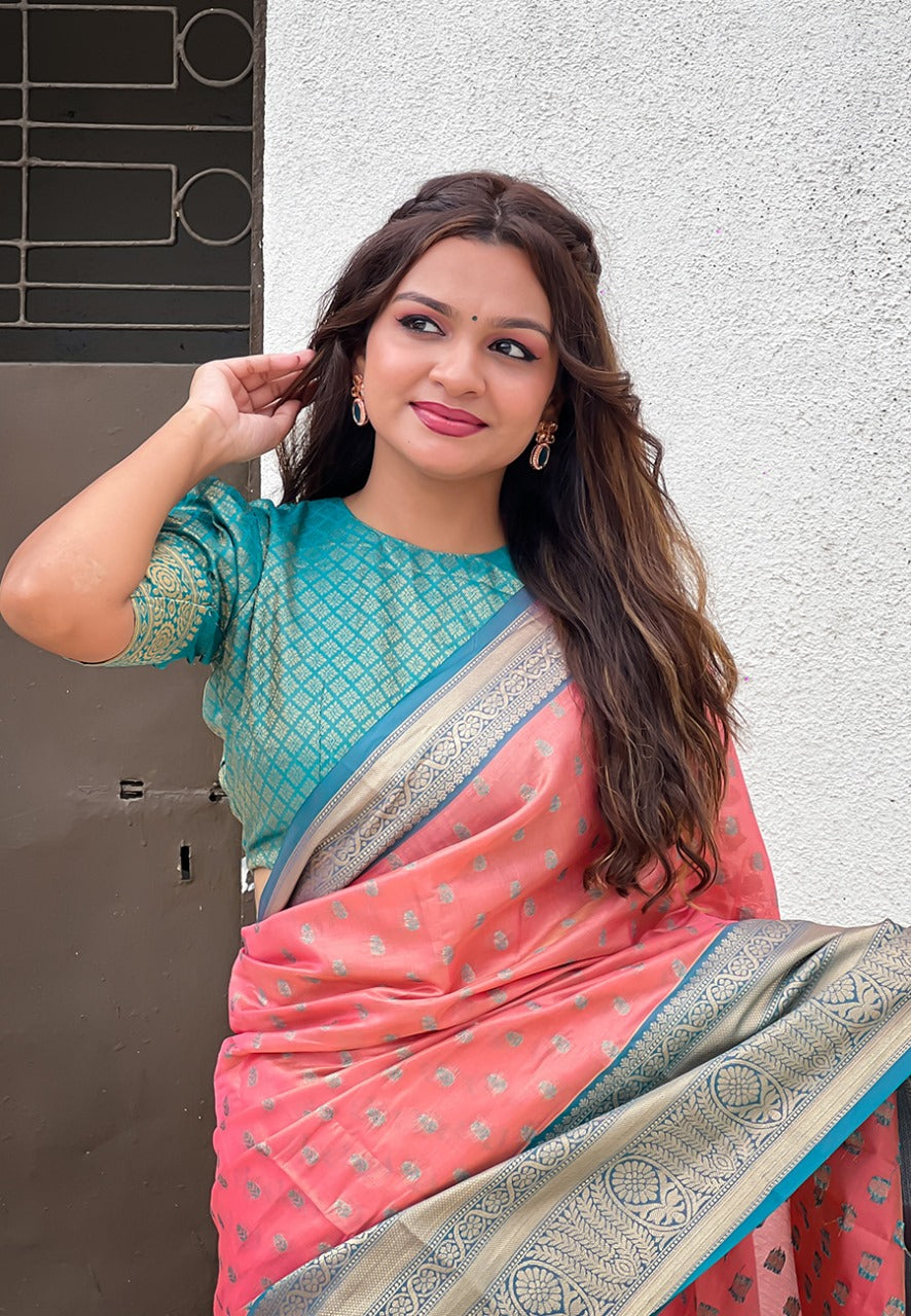 Kanjivaram Tissue Silk Saree