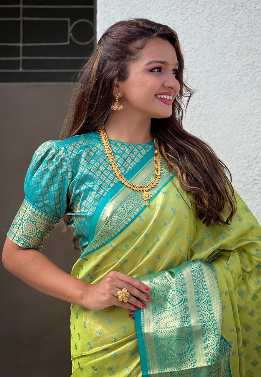 Kanjivaram Tissue Silk Saree