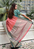 Kanjivaram Tissue Silk Saree