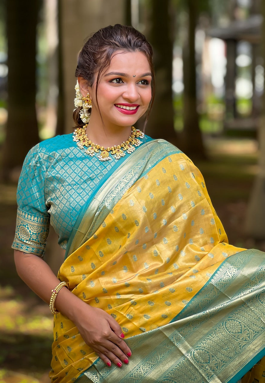 Kanjivaram Tissue Silk Saree