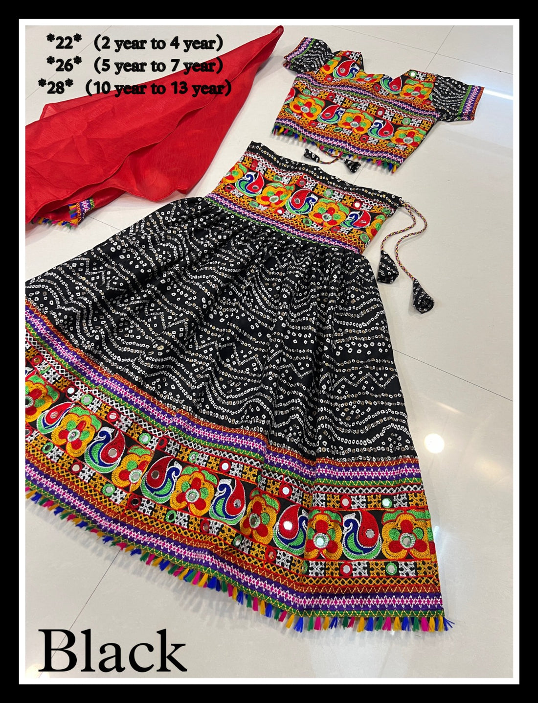 Girls Navratri Lehenga Choli