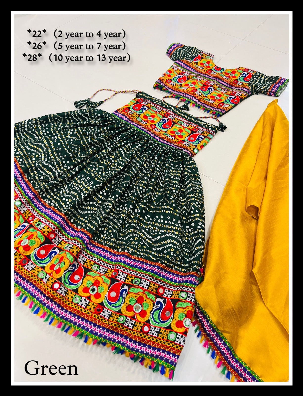 Girls Navratri Lehenga Choli