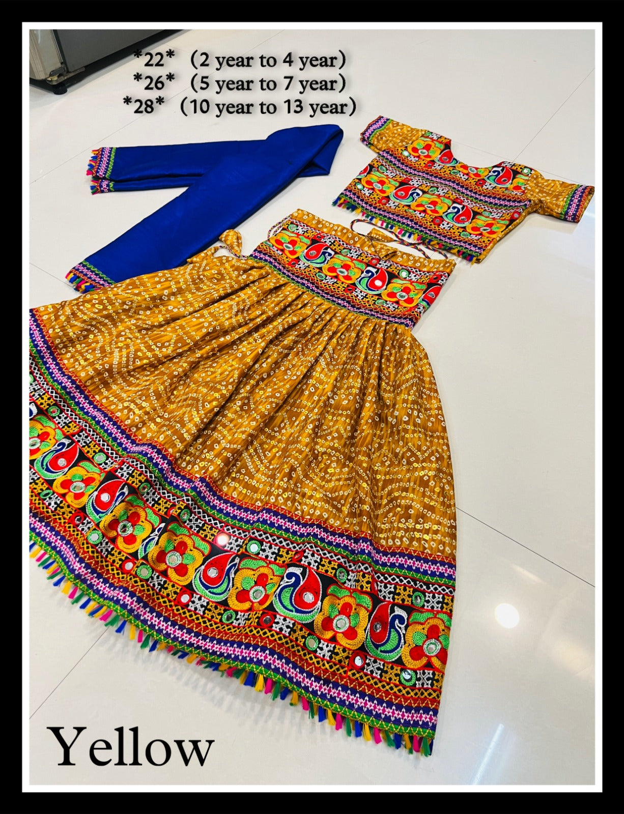 Girls Navratri Lehenga Choli