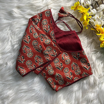 Ajrakh Print Blouse