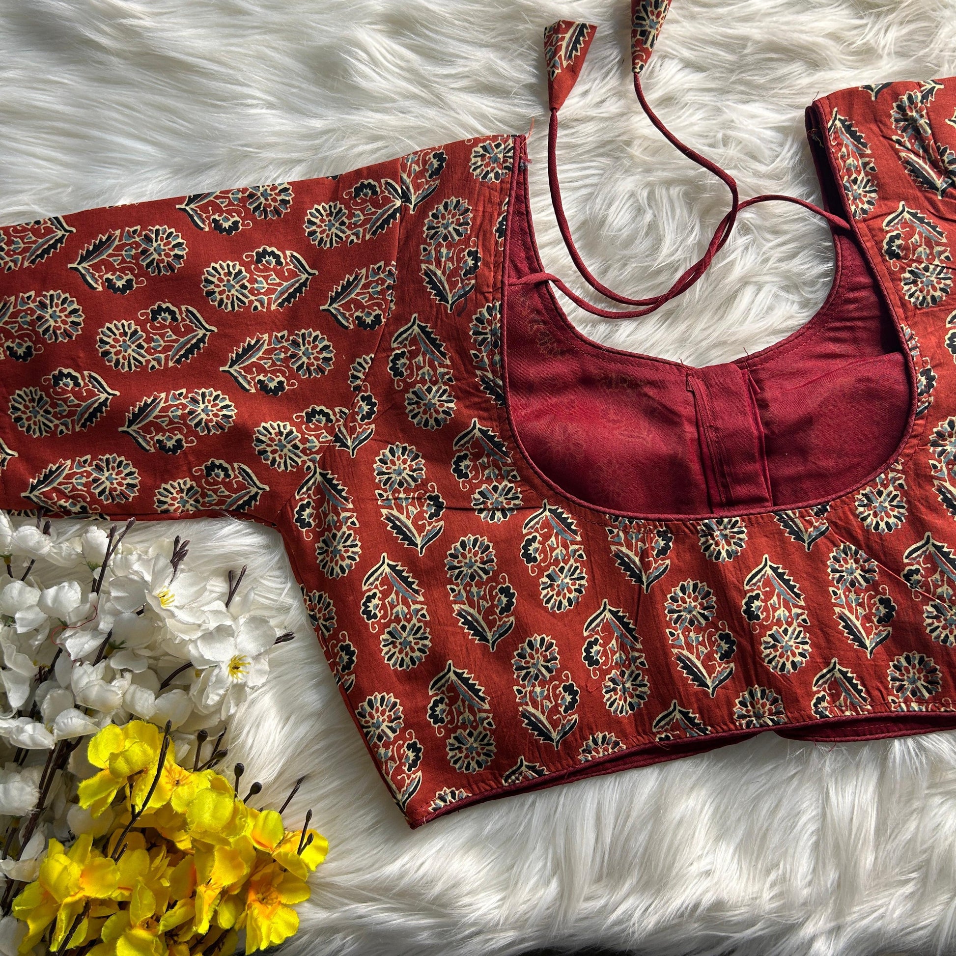 Ajrakh Print Blouse