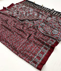 Ajrakh Print Saree