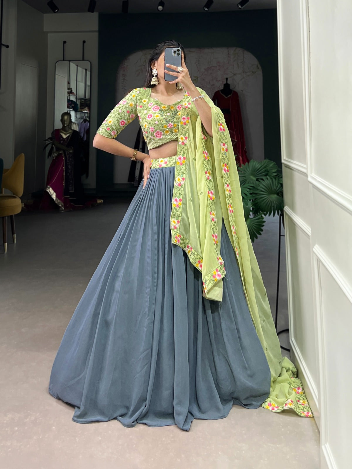 Georgette Lehenga Choli