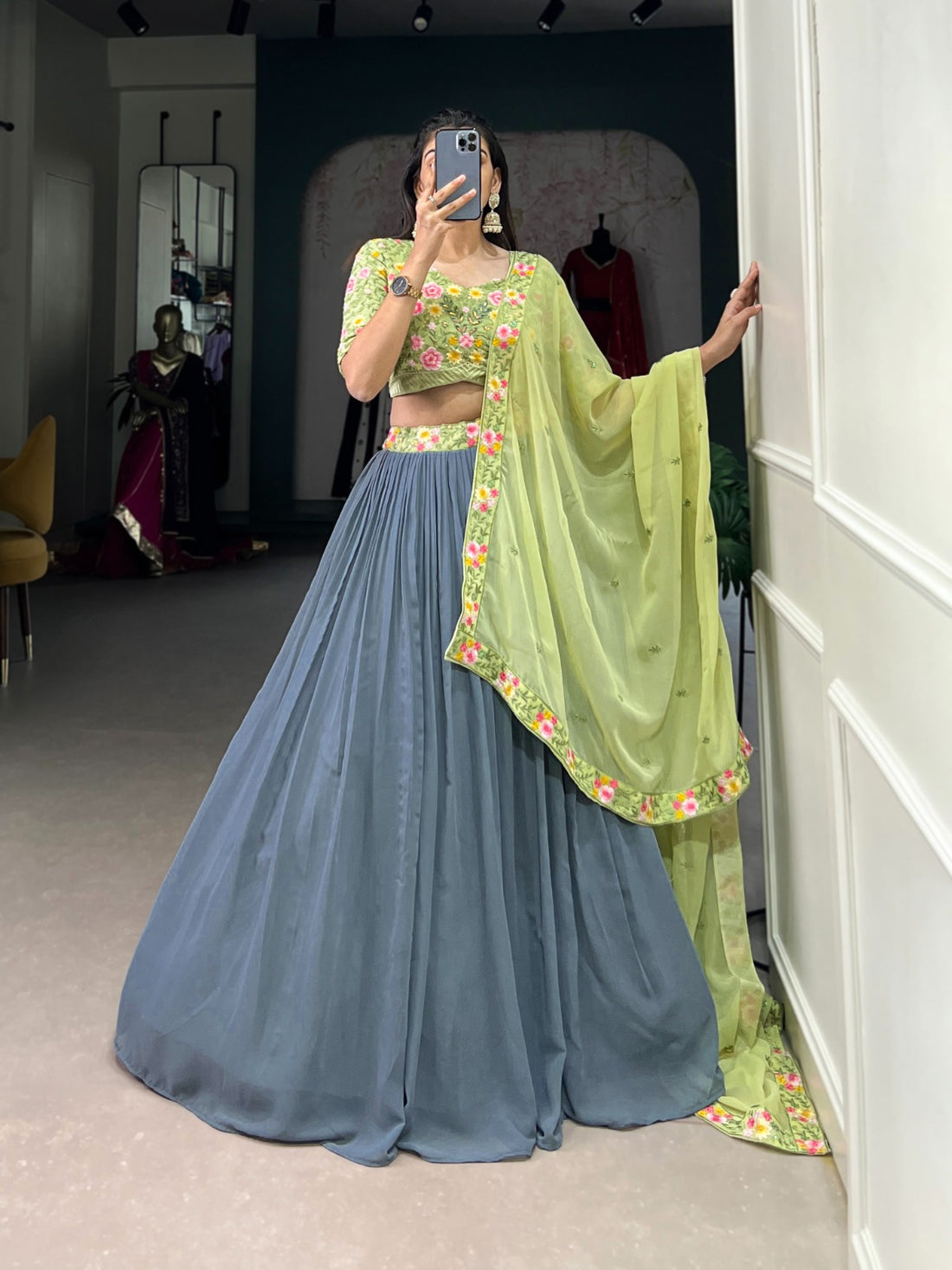 Georgette Lehenga Choli