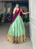 Jacquard Silk Chaniya Choli