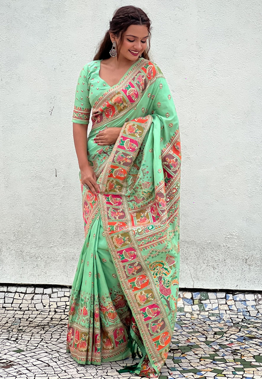 Pashmina Kashmiri Sarees