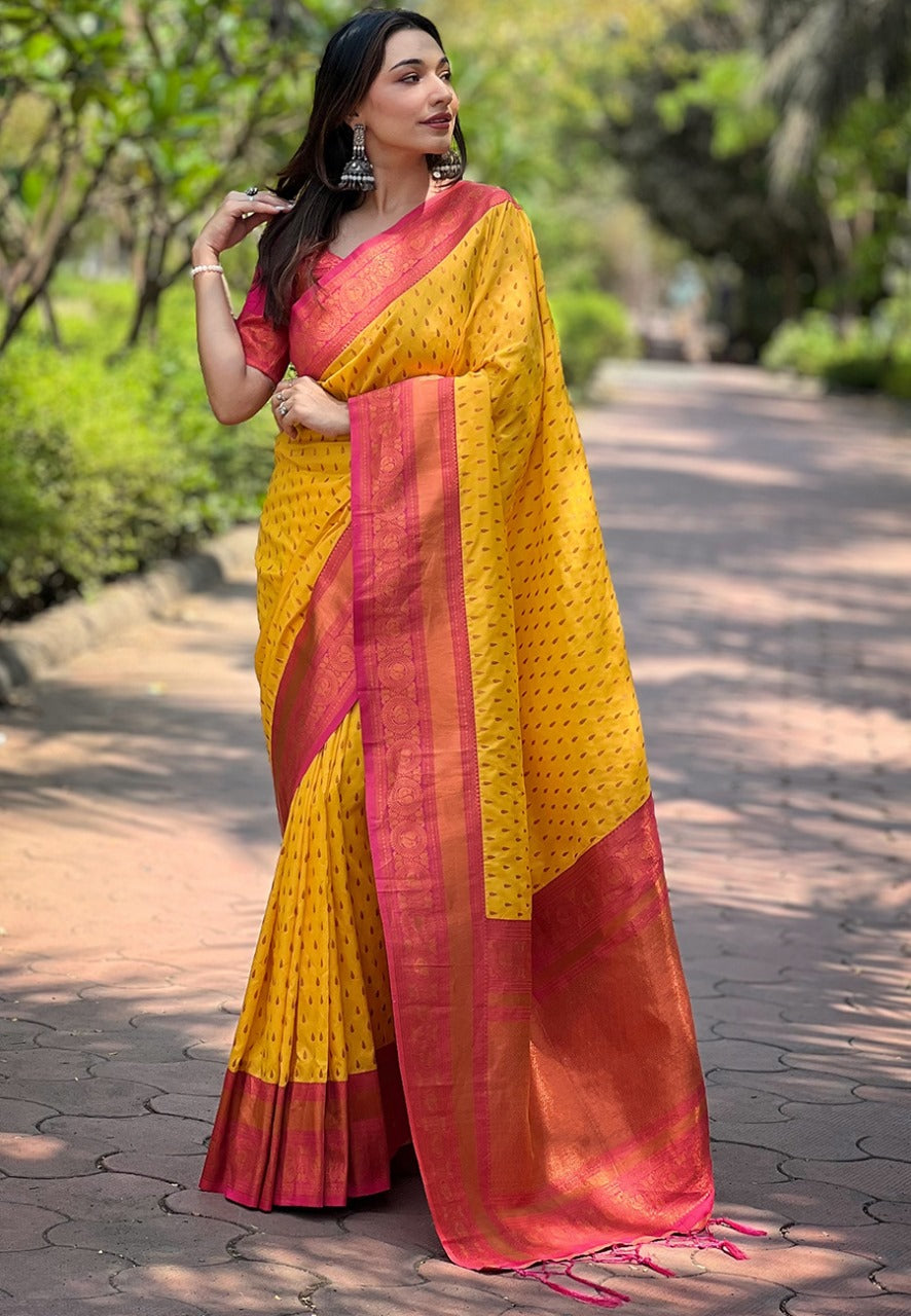 Banarasi Paithani Silk Saree