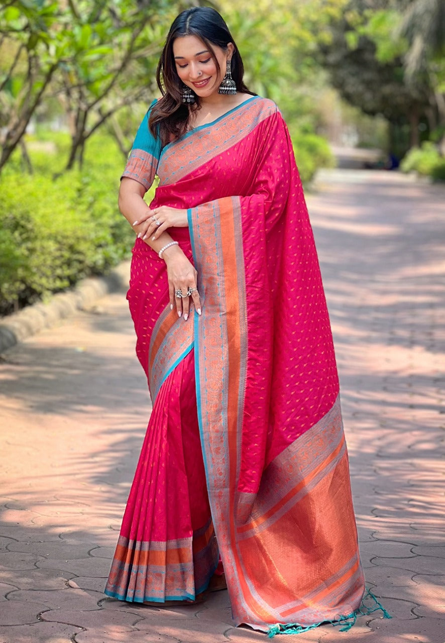 Banarasi Paithani Silk Saree